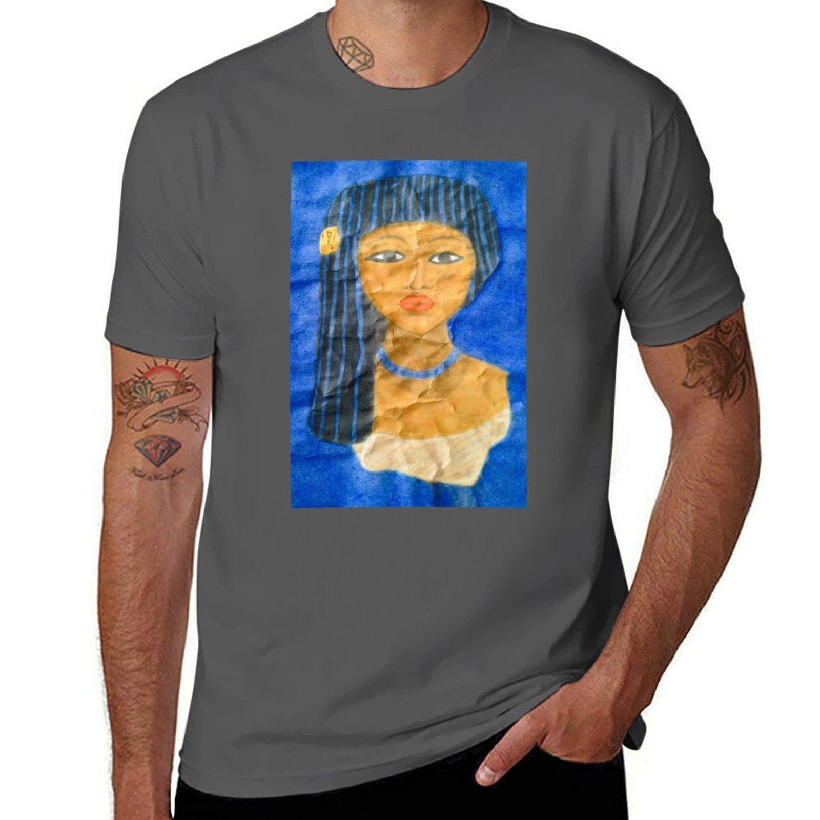 

Egyptian Princess Meritaten T-Shirt t shirt man designer t shirt for man 100 percent cotton T-Shirt 4XL