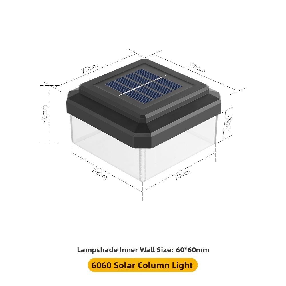 IP65 Waterproof Solar LED Post Cap Light LED Light Deck Lighting New Garden Lighting
