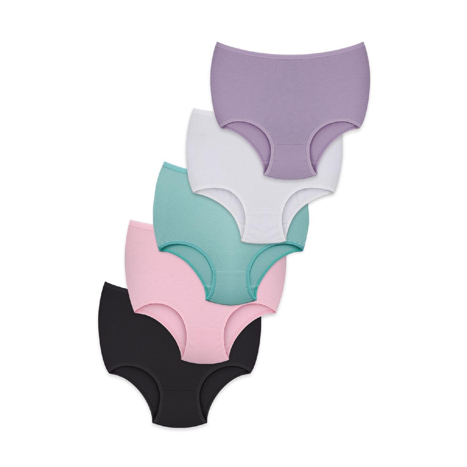 

Women s Panties 5 Pack - High Waist, Breathable Cotton Fabric, Comfortable Underwear S