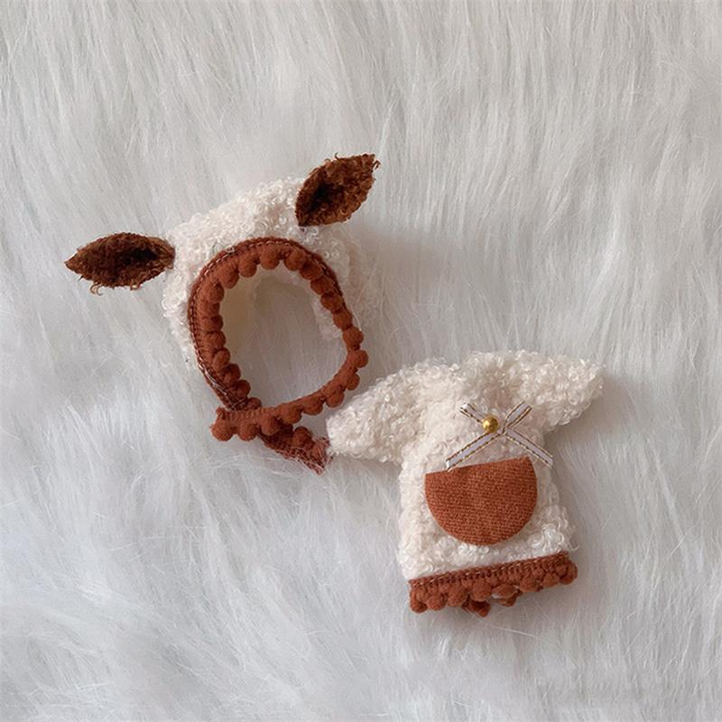 Clothes For dolls 16 cm Bjd OB11 Doll Clothes Hat T-shirt Short 1/8 Accessories Suit Dress Skirt Hoodie Shoes Dress up For Girl