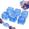 Toys Toys Kids  Childrens 1/6PCS Maltose Ice Cube Stress Ball with Snowflakes Squishy Slow Rising Stress Relief Square Sensory Party Favors