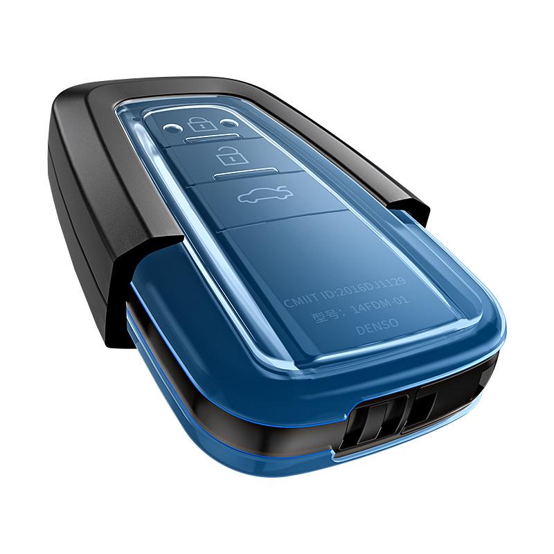 Pouzdro na klíč Toyota pro Highlander, RAV4, Crown, CHR, Venza, Prado, Camry - Plně obepínající kryt