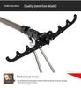 Multi-purpose Aluminum Fishing Rod Holder & Rest with Two-way Ground Stake