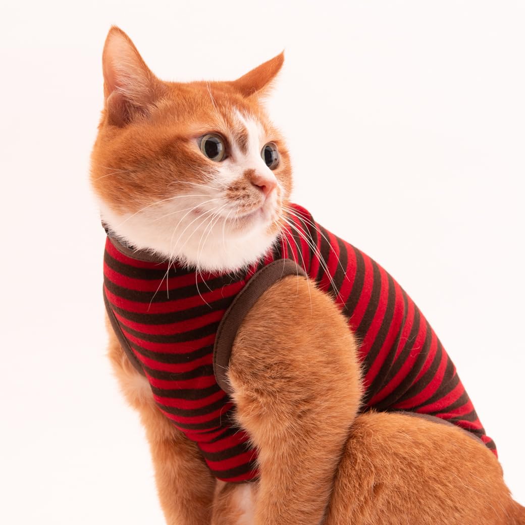 

одежда для кошек Catworm Border Cat-friendly (безрукавный) (М, Красный) красный