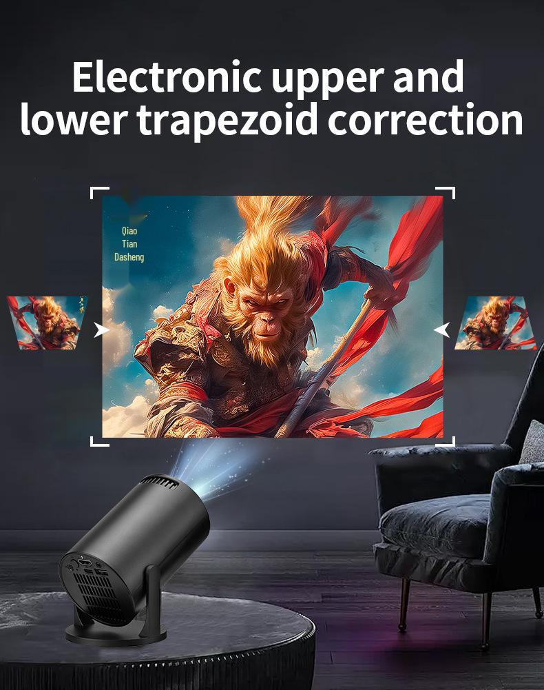 M5PRO Mini HD Wireless/Wired Portable Home Projector for Mobile Phones