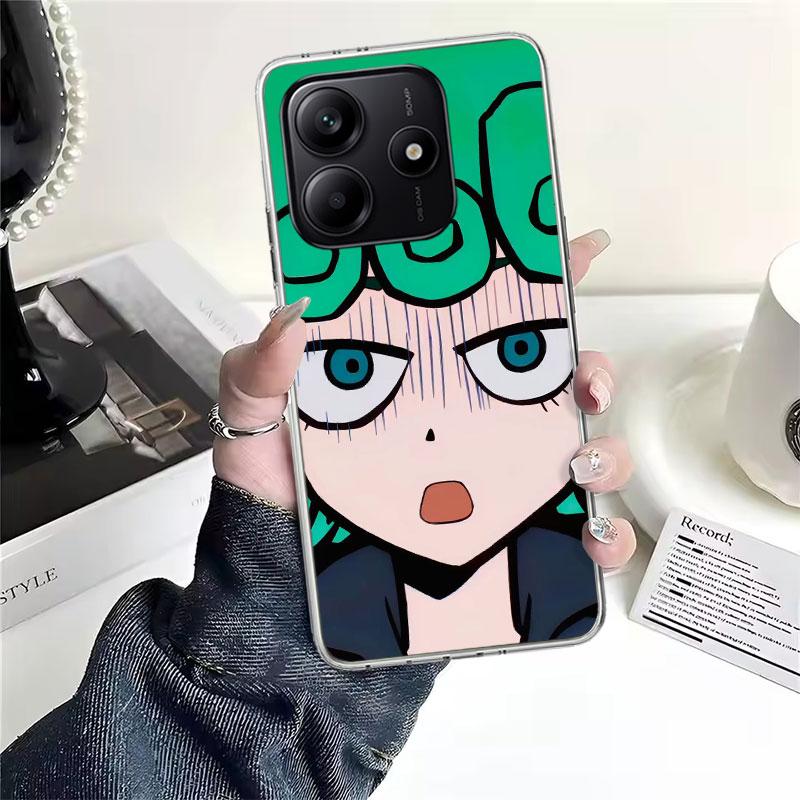 One P-Punch-Man Tatsumaki Soft Phone Case For Xiaomi Redmi Note 15 14 14S 13 12 Pro Plus 12S 11 11S 11E 10 10S 11T 5G Fundas Coq