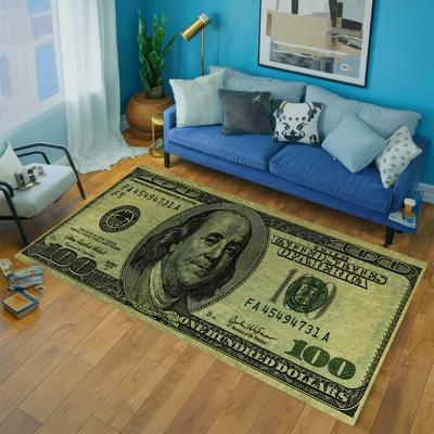 100 Dollar Bill Area Rug Novelty Money Rug Money Runner Fun Area Rug Runner Rug Entry Rugs Kitchen Runner Rug Home Decoration