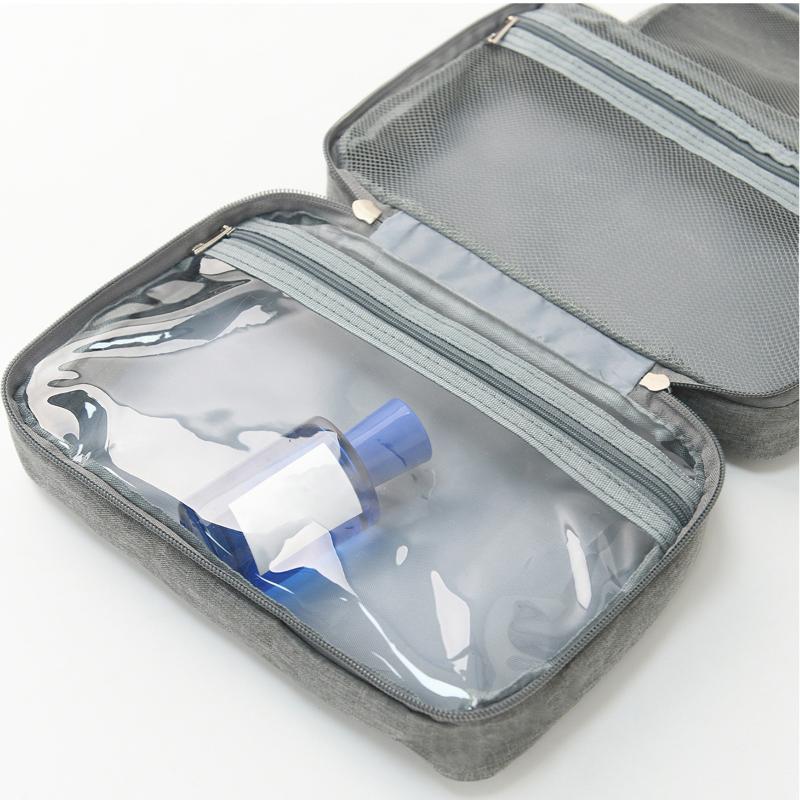 Oxford Fabric Men Business Portable Storage Bag Toiletries Organizer Women Cosmetic Bag Waterproof Hanging Travel Wash Pouch