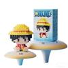 New ONE PIECE Sun God Nika Luffy Micro Action Block Chopper Ace Buggy 3D Anime Model Assembly Mini Bricks Figure Toys For Gift