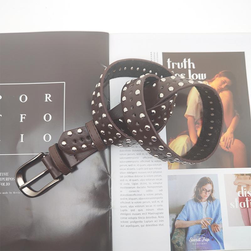 Belt Stylish Wide For Women Trendy Korean Vintage Pu Fashion Accessory For Pants