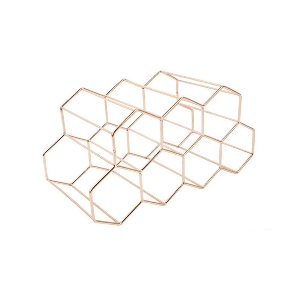 Hexagon Honeycomb Space Saver Wine Storage Holder Wine Rack Wine Bottle Storage Wine Display Holder