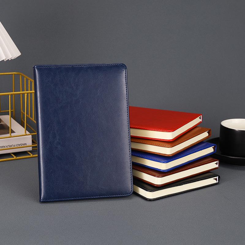 Notizbuch A5/B5 mit 64 Seiten aus Kunstleder mit individuellem Logo für Meetings