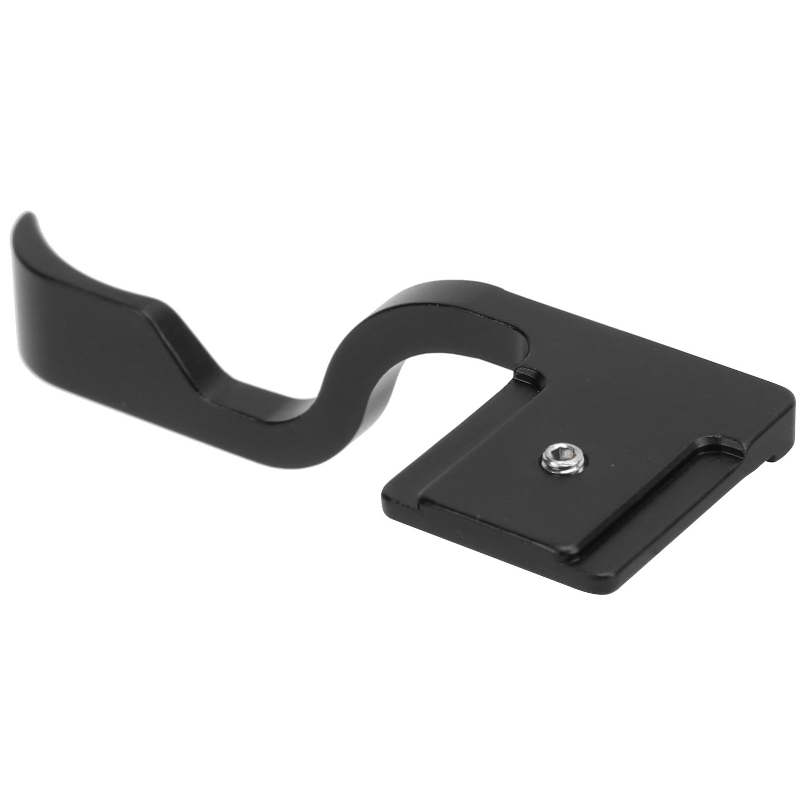 Poignées pouce en alliage d'aluminium pour griffe porte-accessoires d'appareil photo, repose-pouce avec vis pour XT4(Noir )