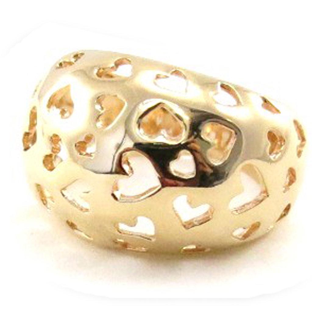 Gold Plated Ring 'Choreography' Love