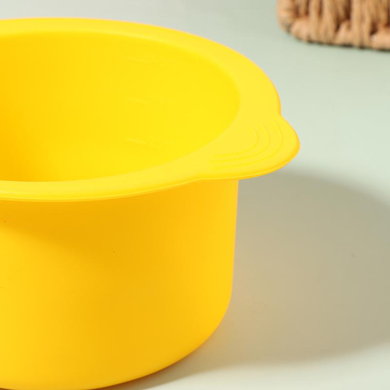 Wax Warmer Heat-Resisting Replacement Silicone Bowls Hair Removal Wax With Stirring Stick Non-Stick Pan Hair Removal Beauty