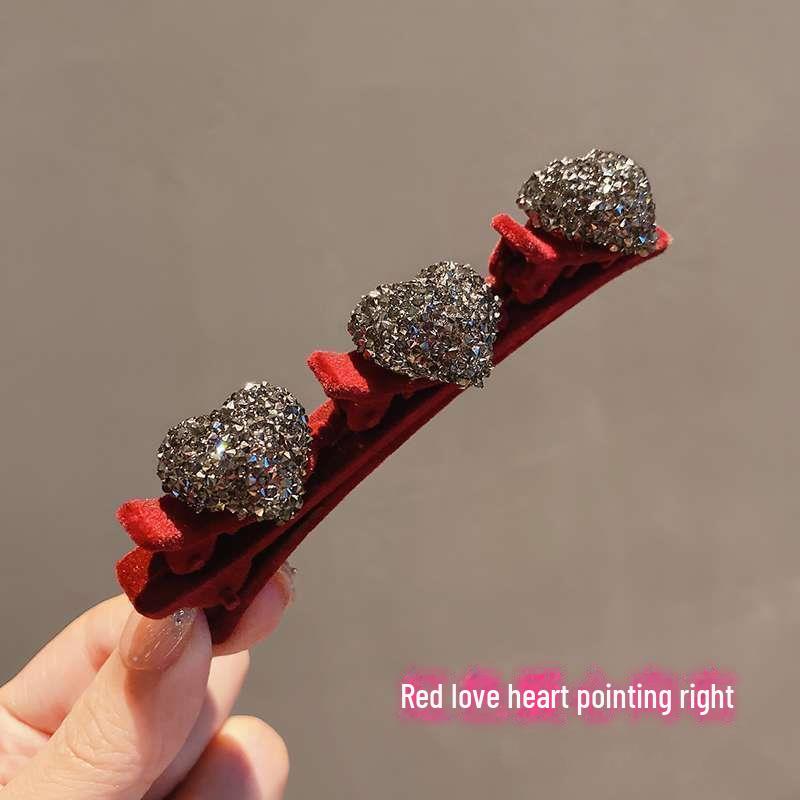 

Заколка для волос Flocking Love Diamond: Новогодние аксессуары для плетения волос и челки