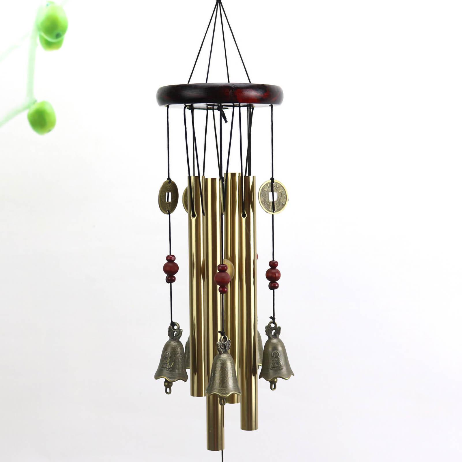 

Metal Wooden Bell Wind Chimes Wall Hanging Home Decorative Pendants For Door Balcony Indoor And Outdoor Decoration
