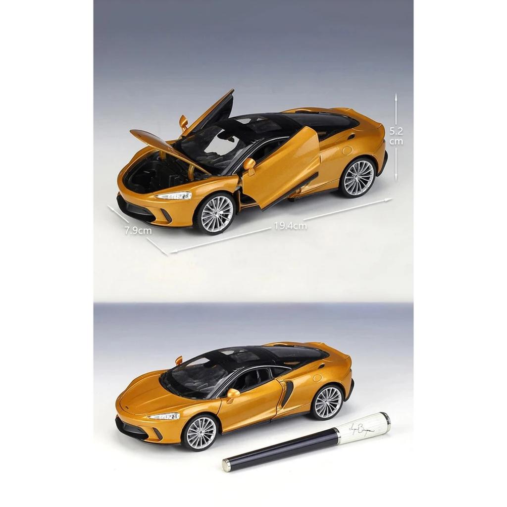 Welly 1/24 McLaren GT Alloy Sports Car Model Diecasts Metal Scale Car Model Simulation Collection Children's Toy Vehicles Gift