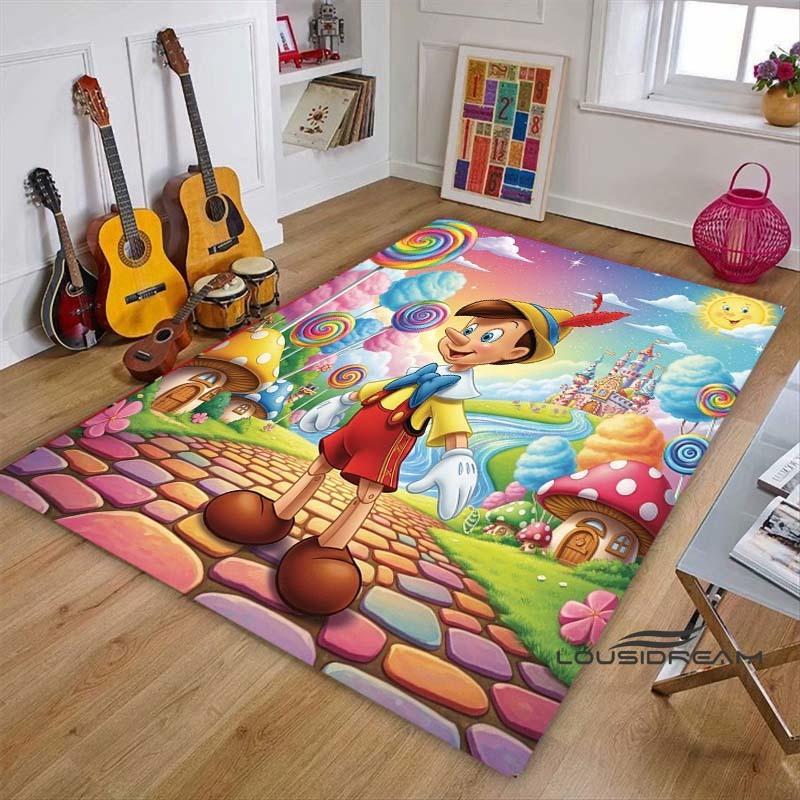 Cartoon Sofia die Erste Prinzessinnen-Muster Teppich - Raumdeko, Maschinenwaschbar und Weich, Perfekt für Schlafzimmer Spielmatte, Wohnzimmer