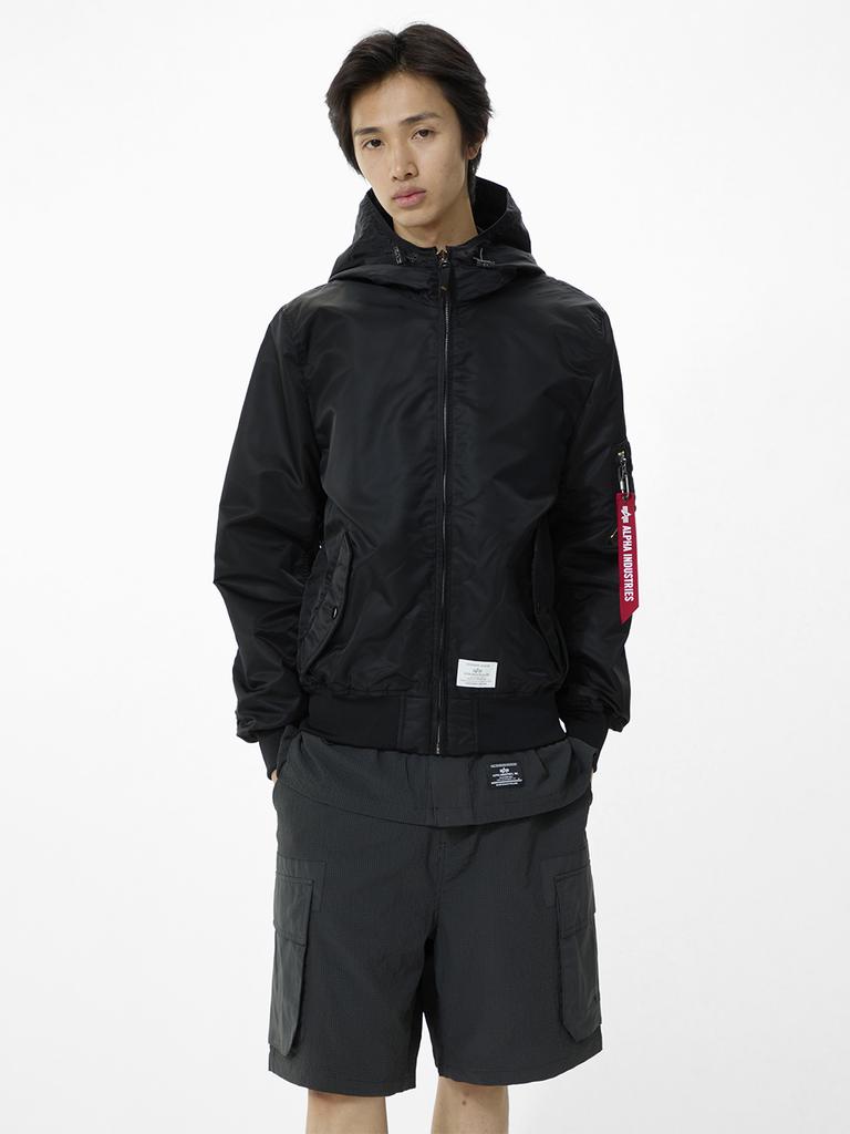 Alpha Industries L-2B Hooded Gen Ii Flight Jacket Black