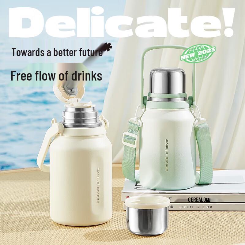 RELEA Simple Poetry 316L Stainless Steel Insulated Bottle