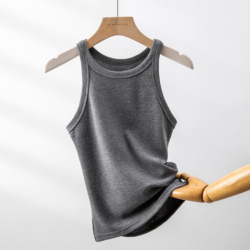 Pure Cotton Markless Outer Vest Spring and Summer New Beautiful Back Wrapping Small Suspender Without Steel Bandeach Inner Top