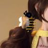 Cartoon Bee Hair Claw for Women Cute Bee Shape Hair Gripper Claw Creative Acrylic Animal Hairs Clip Girls Hair Grabs Accessories