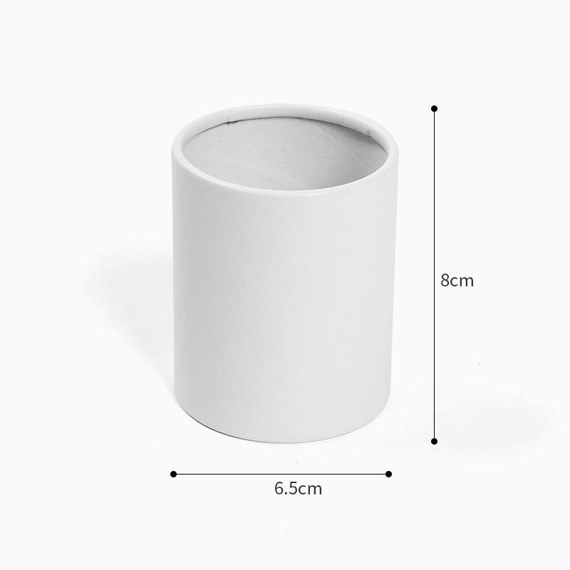 

Mini Round Flower Box Paper Packing Case Hug Bucket Gift Storage Box Wedding Valentine s Day Florist Bouquet Packaging Box 1PC Without cover белый