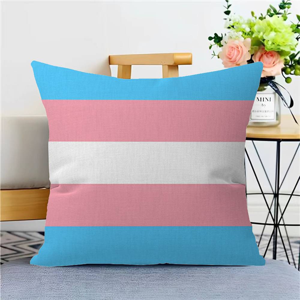 LGBTQ Art Pride Lesbian Gay Rainbow Flag Pillow Anime Pillow Sofa Bed Head Pillow Cover Cushion Cover X Cm Fashion