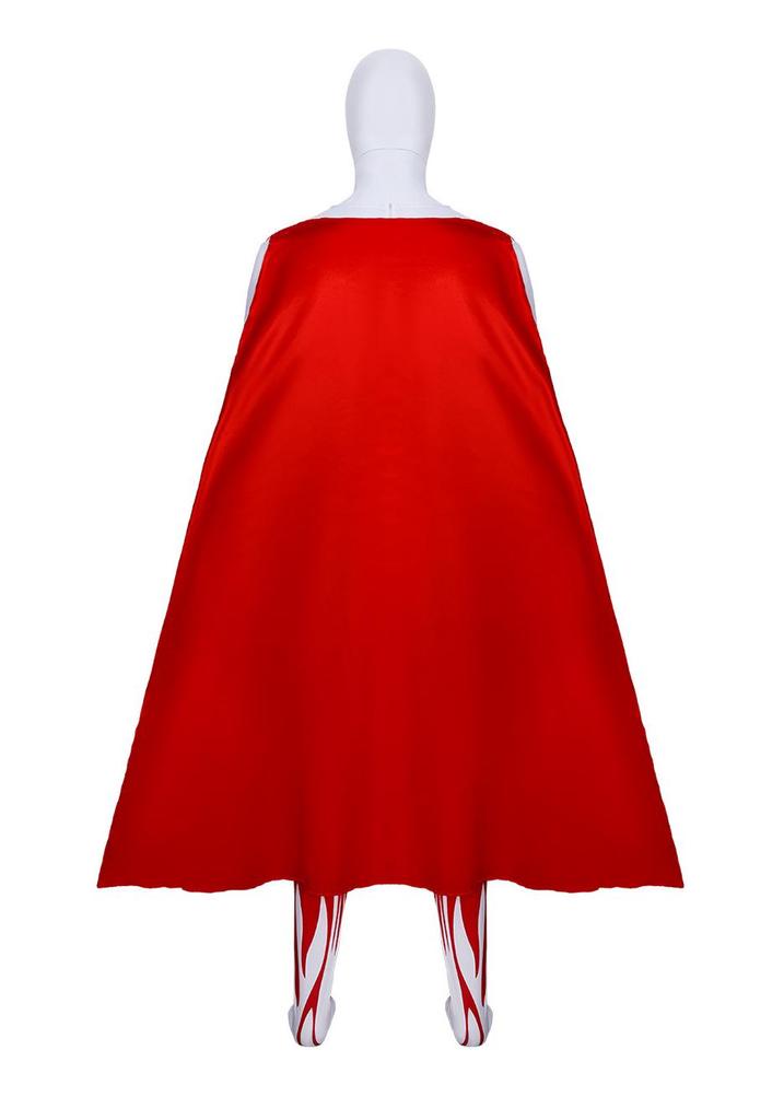 Super Bad Guy Mike Mai Superman Cosplay Jumpsuit Set for Halloween or Stage