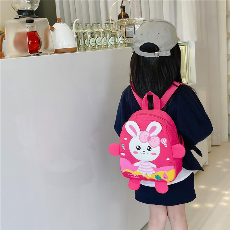 Adorable Cartoon Bunny Preschool Backpack For Kids Ages 3 To 6 Years Old In Vibrant Colors