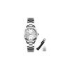 Elegant Women's Stainless Steel Waterproof Classic Analog Quartz Watch Silver