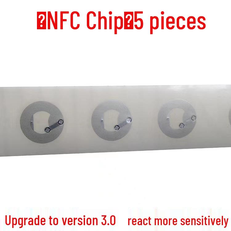 

NFC Music Wall Sticker: Self-Adhesive Scan Song Card with Photo Frame, Read/Write Capability