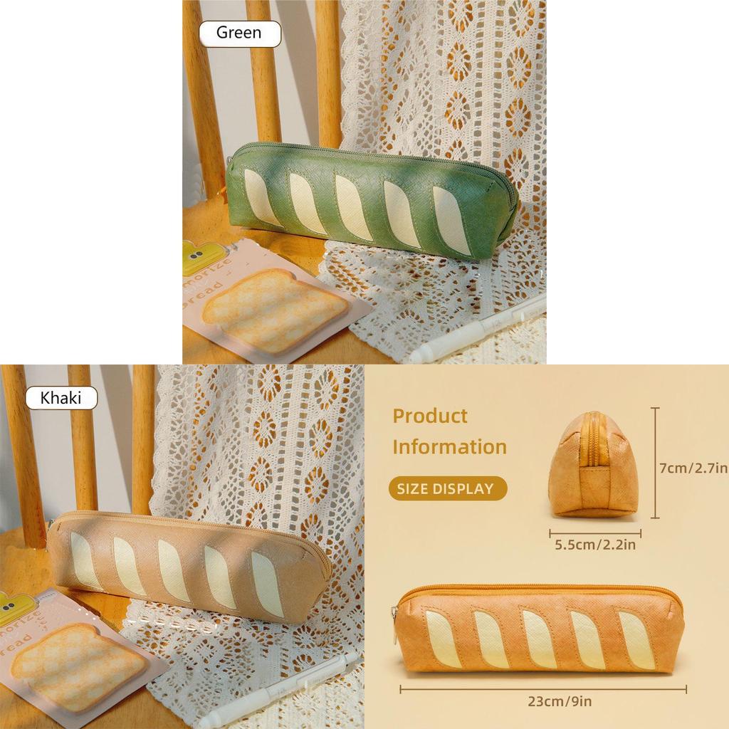 Papier Brot Wurst Federmäppchen mit multifunktionaler Aufbewahrung für kreative Schreibwaren