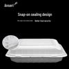 AnSaRui Disposable Biodegradable PP Lunch Box with Lid