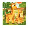 11x11cm New Wooden 3d Puzzle Cartoon Animal Dinosaur Early Learning Educational Montessori Wooden Puzzle Toys for Kids