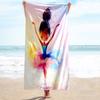 1PC Custom Name Dreams Colors Beach Towel Highly Absorbent And Sand-Resistant Towel for Swimming, Pool, Yoga, And Travel Lightweight