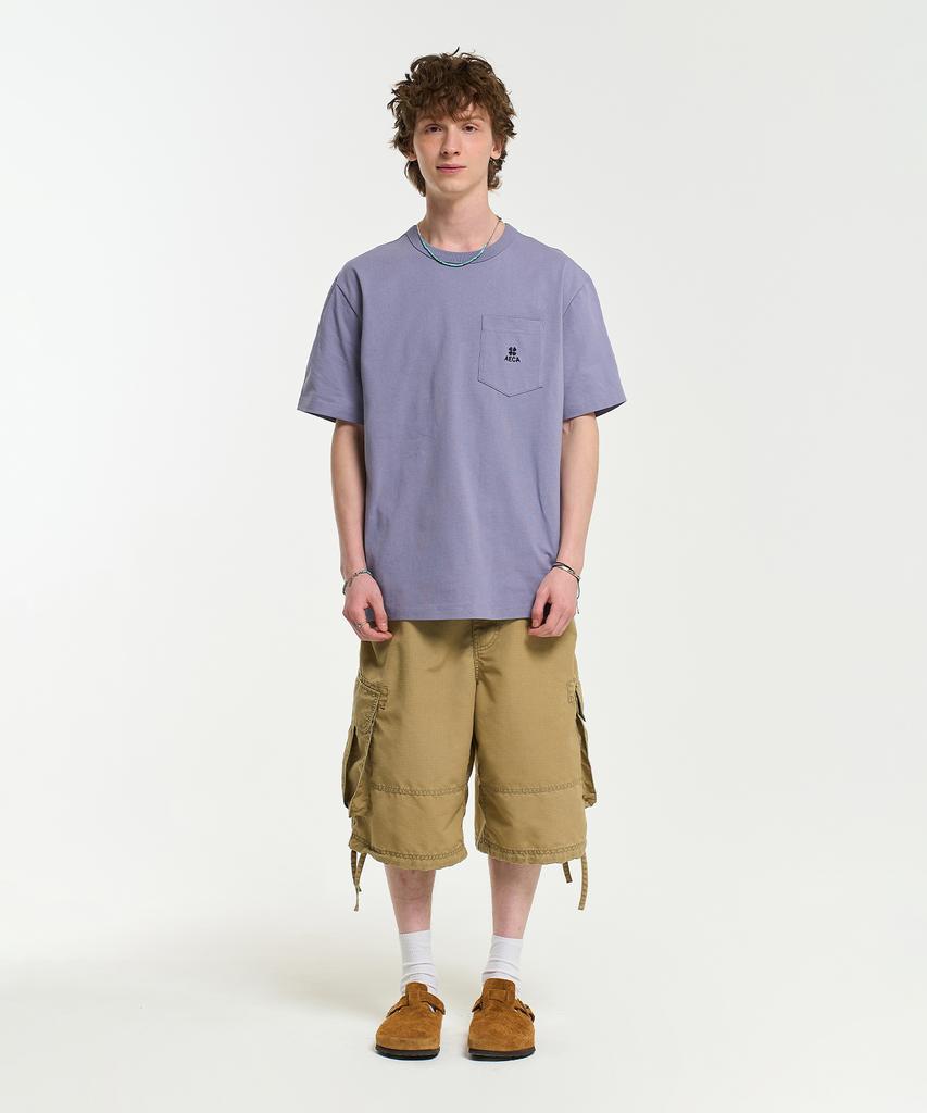 AECA Everyday Aeca Clover Pocket Tee-Purple
