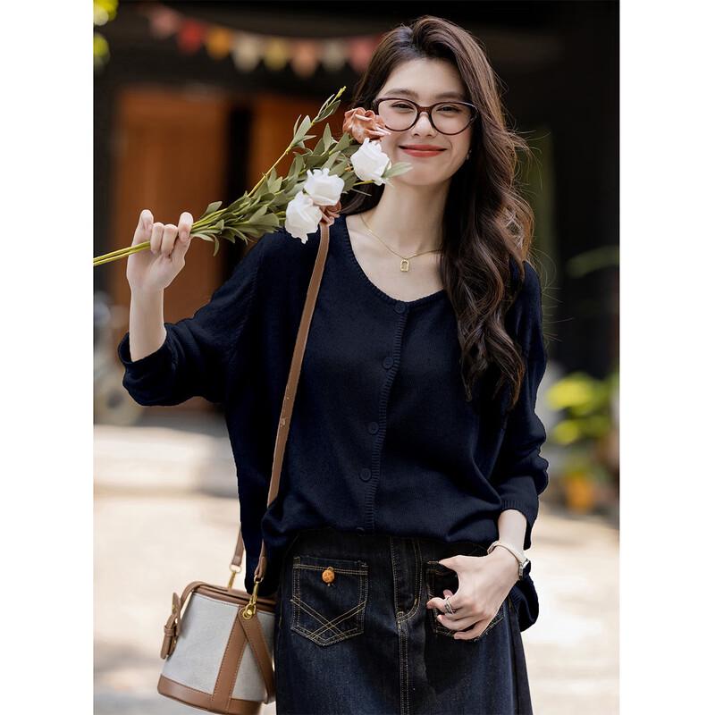 Moka Na Women's Fashion Long-Sleeve Knit Sweater
