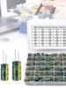 15/24/36 Values 225/460/925Pcs Variable Capacitors Assorted Kit High Frequency Low ESR Aluminum Capacitors Set for DIY Projects