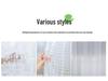 EVA Eco-Friendly Splash-Proof Shower Curtain, Thickened Style for Bathroom