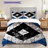 Hamburger SV Pattern Bedding Quilt Set Quilt Cover Pillowcase Home Decoration Birthday Gift (1 * Duvet Cover + 2 * Pillowcase, Without Core)