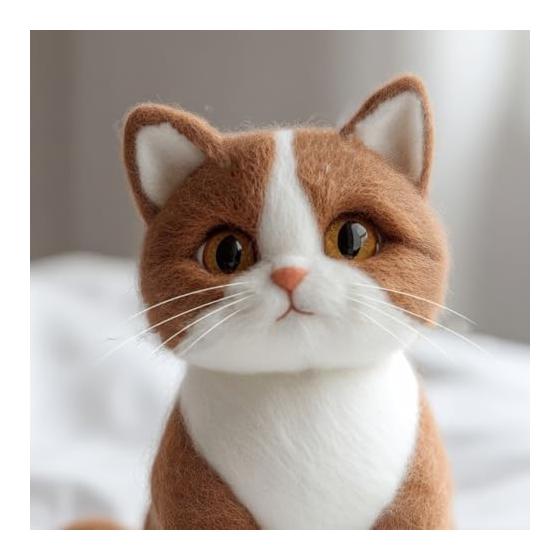 TEHAUX Simulated Cat Whiskers, Realistic Animal Whisker Parts for Crafts, Long and Soft White Whiskers for Needle Felting, DIY Craft Doll Plush Toy