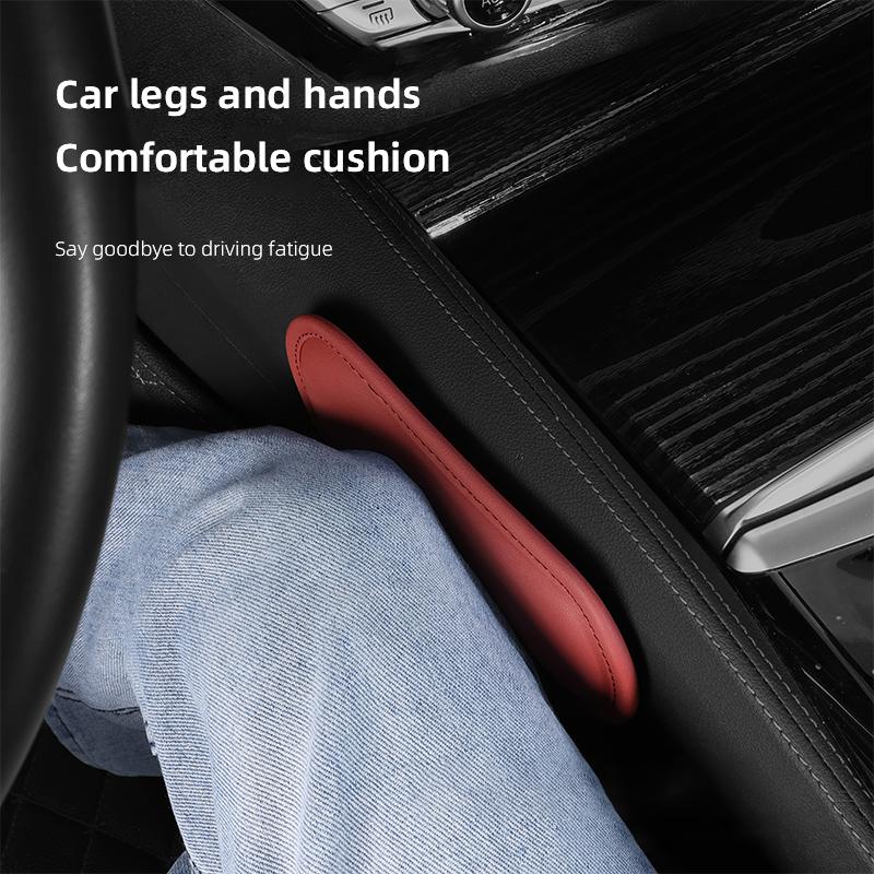 Car Interior Leg Knee Rest Pads Leather Cushion For MINI WORKS One Cooper JCW Countryman Clubman Cabrio Paceman Coupe Roadster