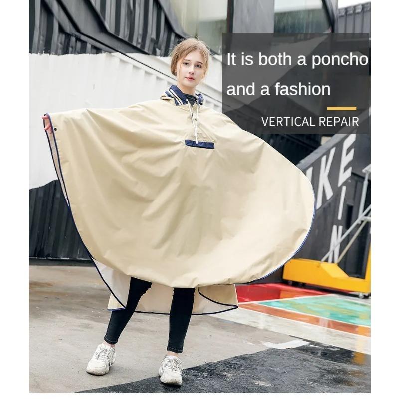 Imperméable pour enfants Style Cape Sacs d'école Version coréenne avancée Poncho pour enfants à l'école Imperméable pour faire du vélo