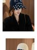 Korean Embroidery Rilakkuma Polka Dot Baseball Cap: Women's Spring/Autumn Fashion, Versatile Duckbill Hat for Slimming Face.