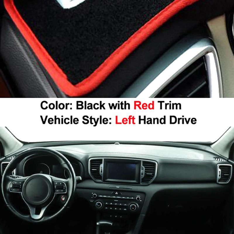 Auto Car Dashboard Cover Dash Mat Carpet Cape for Kia Sportage 2016 2017 2018 2019 2020 2026 Protector Rug