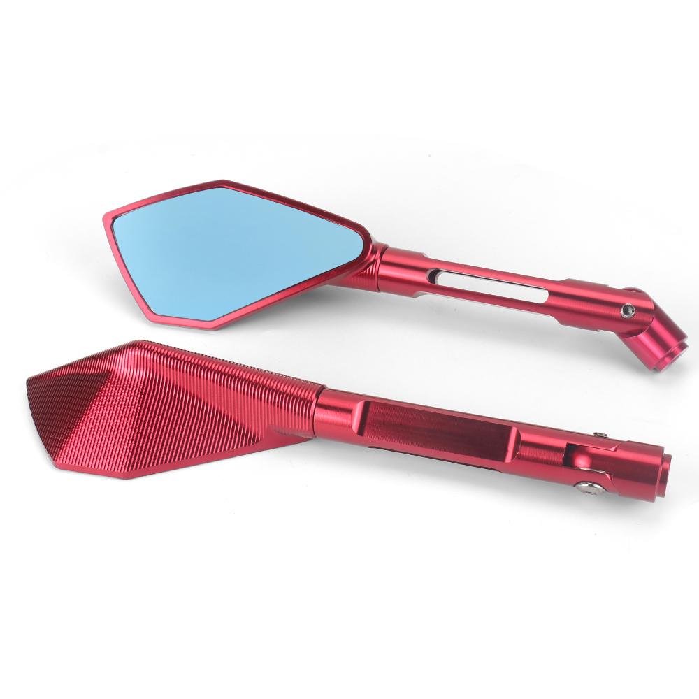 Plně CNC hliníková motocyklová zpětná zrcátka 8MM 10MM univerzální antireflexní boční zrcátka pro Z900 Z750 Z650 MT09 MT07