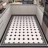 Kitchen Floor Mat Waterproof Non-slip Oil-proof Diatom Mud Wipeable Washable Soft Carpet Dirt-resistant Balcony Rug Alfombr