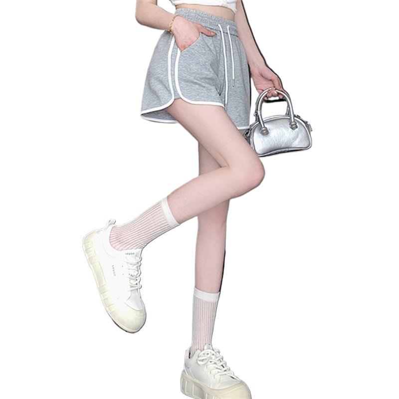 Women's Stylish Summer Loose Fit Sports Shorts with Drawstring